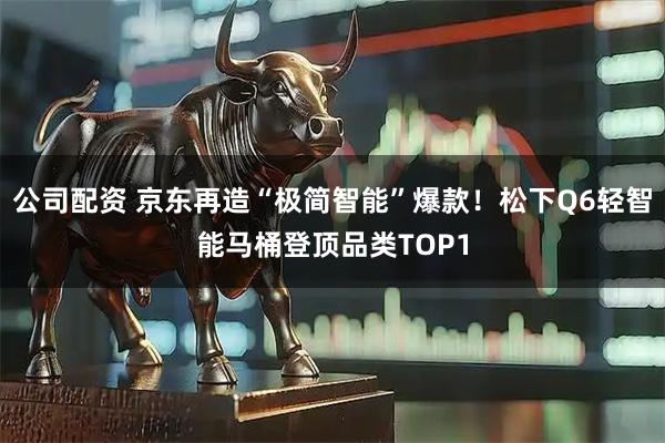 公司配资 京东再造“极简智能”爆款！松下Q6轻智能马桶登顶品类TOP1