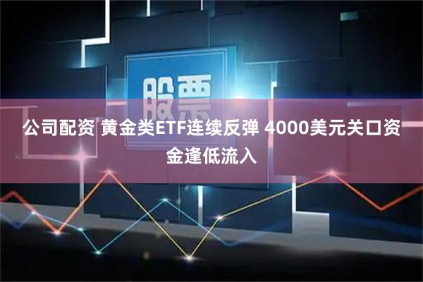公司配资 黄金类ETF连续反弹 4000美元关口资金逢低流入